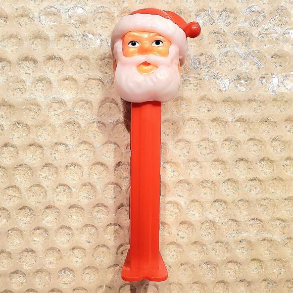 Vintage 80s Santa Claus PEZ Dispenser w/ Feet Eyes Open Made In Slovenia 1980s - Picture 1 of 13